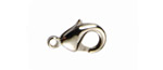 12mm Lobster Claw Rhodium Plated