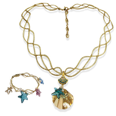<Makin' Waves Necklace & Bracelet>