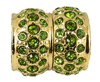 Olive Crystal Magnetic Clasps