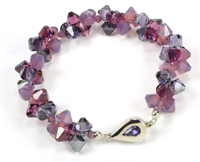 Rock Candy Cyclamen Bracelet